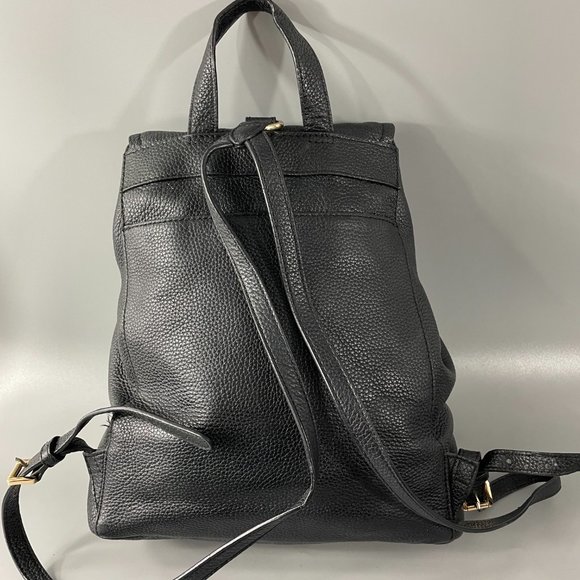 Michael Kors Women\'s MK Rachel LG Flap Black Leather Backpack main image 9